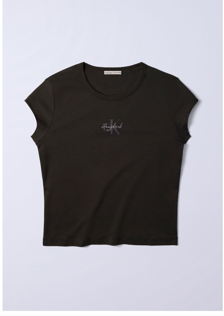 Jung Kook for Calvin Klein Monogram Baby Tee 